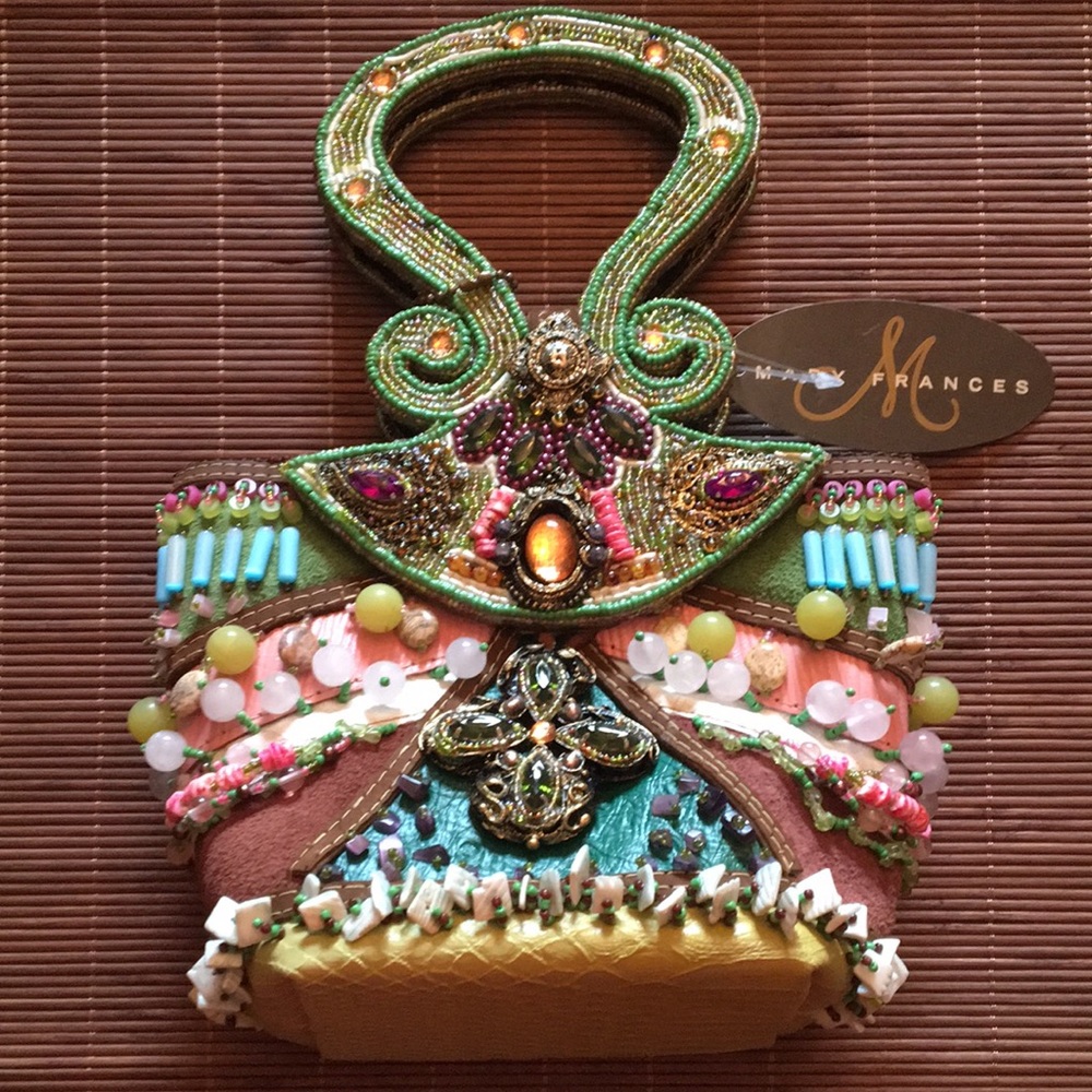 Mary Frances Purse! Amazing! Complete with Dust Bag!